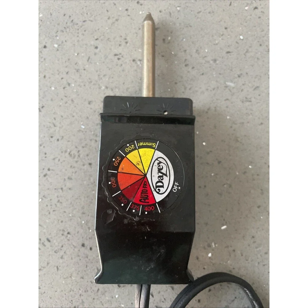 DAZEY DTC-2 PAC100 Temperature Control Probe Cord Electric Deep Fryer 1650W